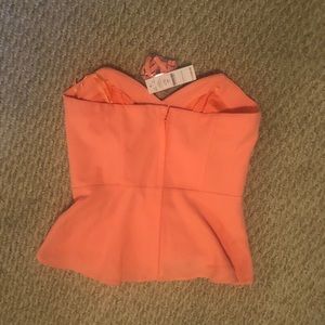 Peach Strapless Cami White House Black market NWT